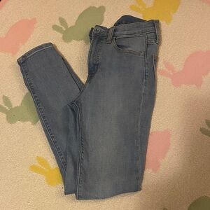 Gap high rise skinny jeans.